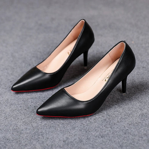 Elegant Pointed Toe Stiletto Pumps for Women - Office and Career Essentials